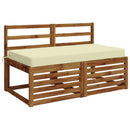 Sædehynde SOEST 100% polyester Cremefarvet 120 x 80 x 10 cm