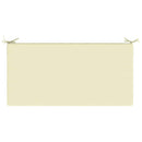 Sædehynde SOEST 100% polyester Cremefarvet 120 x 80 x 10 cm
