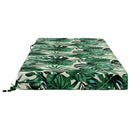 Sædehynde SOEST 100% polyester Bladmønster 120 x 80 x 10 cm
