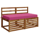 Sædehynde SOEST 100% polyester Lyserød 120 x 80 x 10 cm