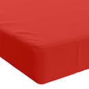 Sædehynde SOEST 100% polyester Rød 120 x 80 x 10 cm