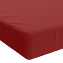 Sædehynde SOEST 100% polyester Vinrød 120 x 60 x 10 cm