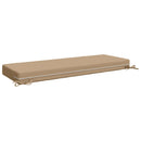 Sædehynde SOEST 100% polyester Sandfarvet 120 x 40 x 10 cm