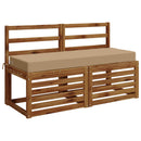 Sædehynde SOEST 100% polyester Sandfarvet 120 x 40 x 10 cm