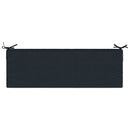 Sædehynde SOEST 100% polyester Mørk blå 120 x 40 x 10 cm