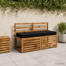 Sædehynde SOEST 100% polyester Sort 120 x 40 x 10 cm