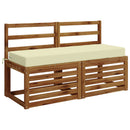Sædehynde SOEST 100% polyester Cremefarvet 120 x 40 x 10 cm