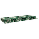 Sædehynde SOEST 100% polyester Bladmønster 120 x 40 x 10 cm