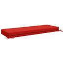Sædehynde SOEST 100% polyester Rød 120 x 40 x 10 cm
