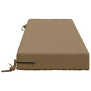 Sædehynde SOEST 100% polyester Gråbrun 120 x 40 x 10 cm