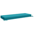 Sædehynde SOEST 100% polyester Turkis 120 x 40 x 10 cm