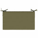 Sædehynde SOEST 100% polyester Olivengrøn 70 x 40 x 10 cm