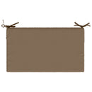 Sædehynde SOEST 100% polyester Gråbrun 70 x 40 x 10 cm