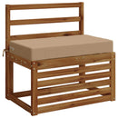 Sædehynde SOEST 100% polyester Sandfarvet 70 x 40 x 10 cm
