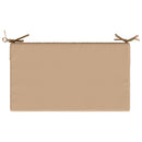 Sædehynde SOEST 100% polyester Sandfarvet 70 x 40 x 10 cm