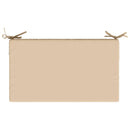 Sædehynde SOEST 100% polyester Cremefarvet 70 x 40 x 10 cm