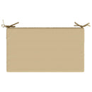 Sædehynde SOEST 100% polyester Beige 70 x 40 x 10 cm