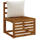 1-delte rygpuder PUTTEN 100% polyester Hvid 50 x 40 x 15 cm