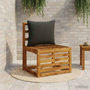 1-delte rygpuder PUTTEN 100% polyester Sort 60 x 40 x 15 cm