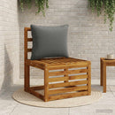 1-delte rygpuder PUTTEN 100% polyester Antracit 60 x 40 x 15 cm