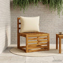 1-delte rygpuder PUTTEN 100% polyester Beige 50 x 40 x 15 cm