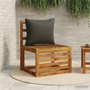 1-delte rygpuder PUTTEN 100% polyester Sort 50 x 40 x 15 cm