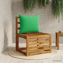 1-delte rygpuder PUTTEN 100% polyester Grøn 60 x 40 x 15 cm