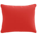 1-delte rygpuder PUTTEN 100% polyester Rød 50 x 40 x 15 cm