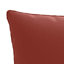 1-delte rygpuder PUTTEN 100% polyester Rød 60 x 40 x 15 cm