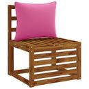 1-delte rygpuder PUTTEN 100% polyester Lyserød 60 x 40 x 15 cm