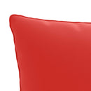 1-delte rygpuder PUTTEN 100% polyester Rød 60 x 40 x 15 cm
