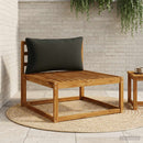 1-delte rygpuder PUTTEN 100% polyester Sort 80 x 40 x 15 cm