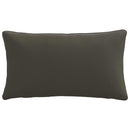 1-delte rygpuder PUTTEN 100% polyester Antracit 70 x 40 x 15 cm
