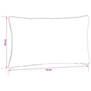 1-delte rygpuder PUTTEN 100% polyester Antracit 70 x 40 x 15 cm