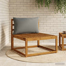 1-delte rygpuder PUTTEN 100% polyester Antracit 70 x 40 x 15 cm