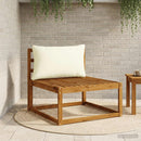 1-delte rygpuder PUTTEN 100% polyester Cremefarvet