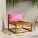 1-delte rygpuder PUTTEN 100% polyester Lyserød 70 x 40 x 15 cm