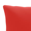 1-delte rygpuder PUTTEN 100% polyester Rød 70 x 40 x 15 cm
