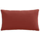 1-delte rygpuder PUTTEN 100% polyester Rød 80 x 40 x 15 cm