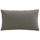 1-delte rygpuder PUTTEN 100% polyester Grå 80 x 40 x 15 cm