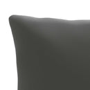 1-delte rygpuder PUTTEN 100% polyester Antracit 80 x 40 x 15 cm