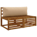 1-delte rygpuder PUTTEN 100% polyester Sandfarvet