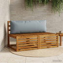 1-delte rygpuder PUTTEN 100% polyester Blå 120 x 40 x 15 cm