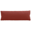 1-delte rygpuder PUTTEN 100% polyester Rød 120 x 40 x 15 cm