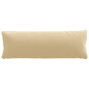 1-delte rygpuder PUTTEN 100% polyester Beige 120 x 40 x 15 cm
