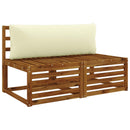 1-delte rygpuder PUTTEN 100% polyester Cremefarvet