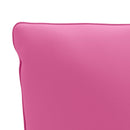 1-delte rygpuder PUTTEN 100% polyester Lyserød 120 x 40 x 15 cm