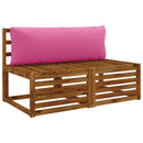 1-delte rygpuder PUTTEN 100% polyester Lyserød 120 x 40 x 15 cm
