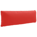 1-delte rygpuder PUTTEN 100% polyester Rød 120 x 40 x 15 cm