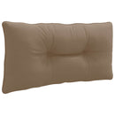 Rygpude PUTTEN 100% polyester Gråbrun 70 x 40 x 10 cm